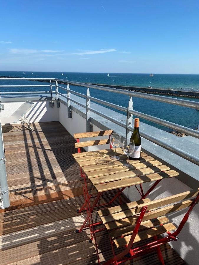 Penthouse Hygge Meerblick Am Strand Olpenitz Dış mekan fotoğraf