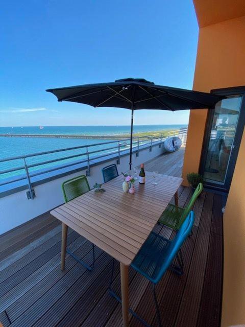 Penthouse Hygge Meerblick Am Strand Olpenitz Dış mekan fotoğraf
